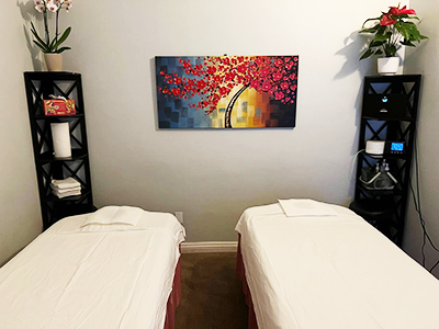 Couple massage room