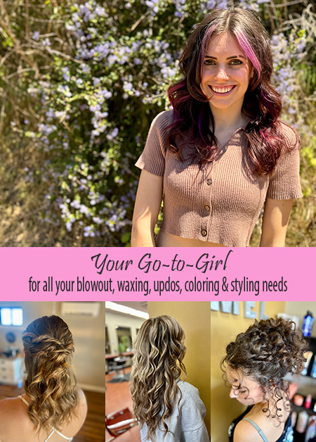 Camryn Quinn hairstylist Magic Mel Tierrasanta