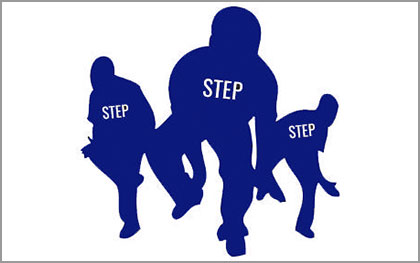 shadow images stepping
