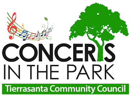 Concerts in the Park sign