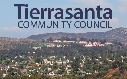 Tierrasanta Community Council with Tierrasanta background