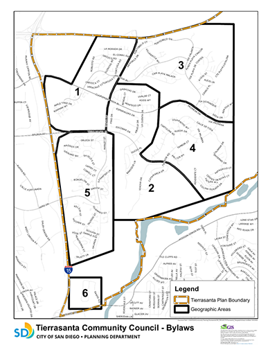 Tierrasant Council Map