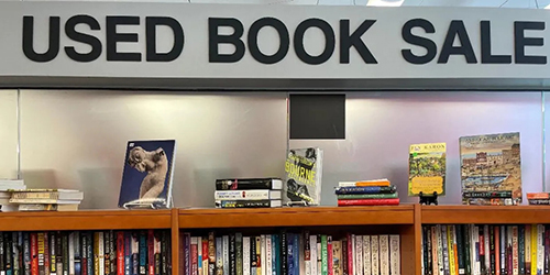 Used book sale promo