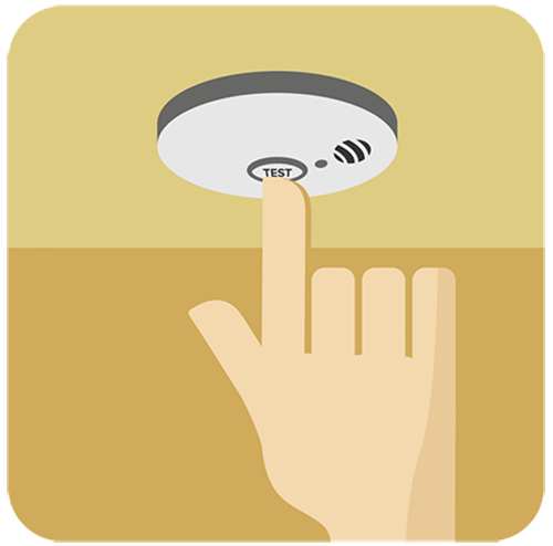 clicking on fire alarm